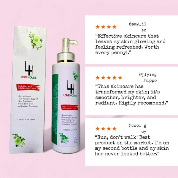 Love House Daily Barrier & Brightening Cream