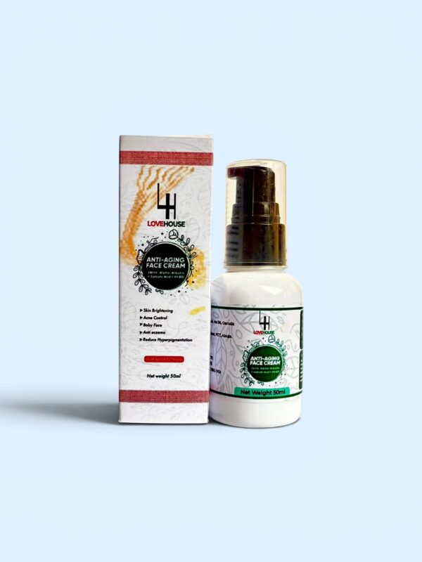 ANTI-AGING FACE CREAM  (with Alpha-Arbutin + salicylic Acid + Vit B3)