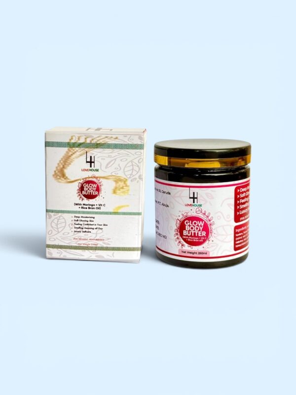 GLOW BODY BUTTER  (With Moringa + Vit C + Rice Bran oil)
