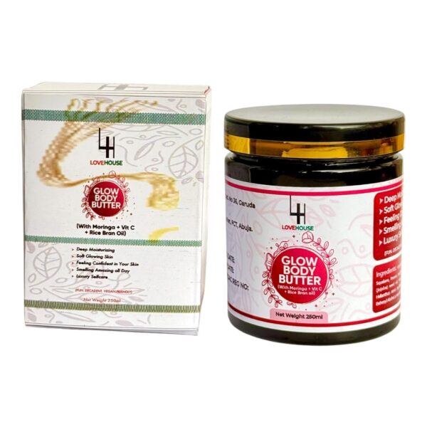 GLOW BODY BUTTER  (With Moringa + Vit C + Rice Bran oil)
