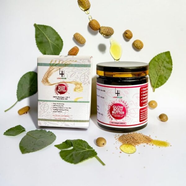 GLOW BODY BUTTER  (With Moringa + Vit C + Rice Bran oil)